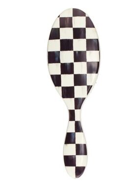 Wet brush x Mackenzie-Childs Original Detangler White Black Courtly Check